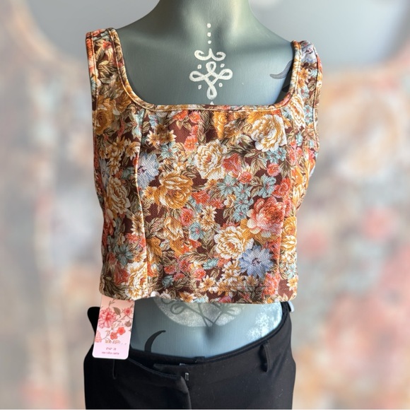 SHEIN Tops - Bustier floral Top